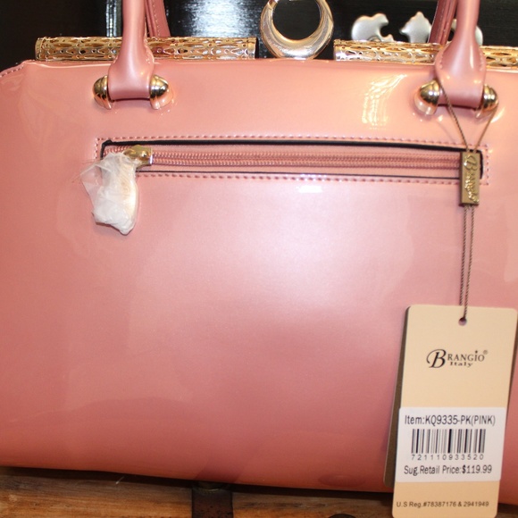 Brangio Italy Bags Pink Flower Brangio Italy Purse Poshmark